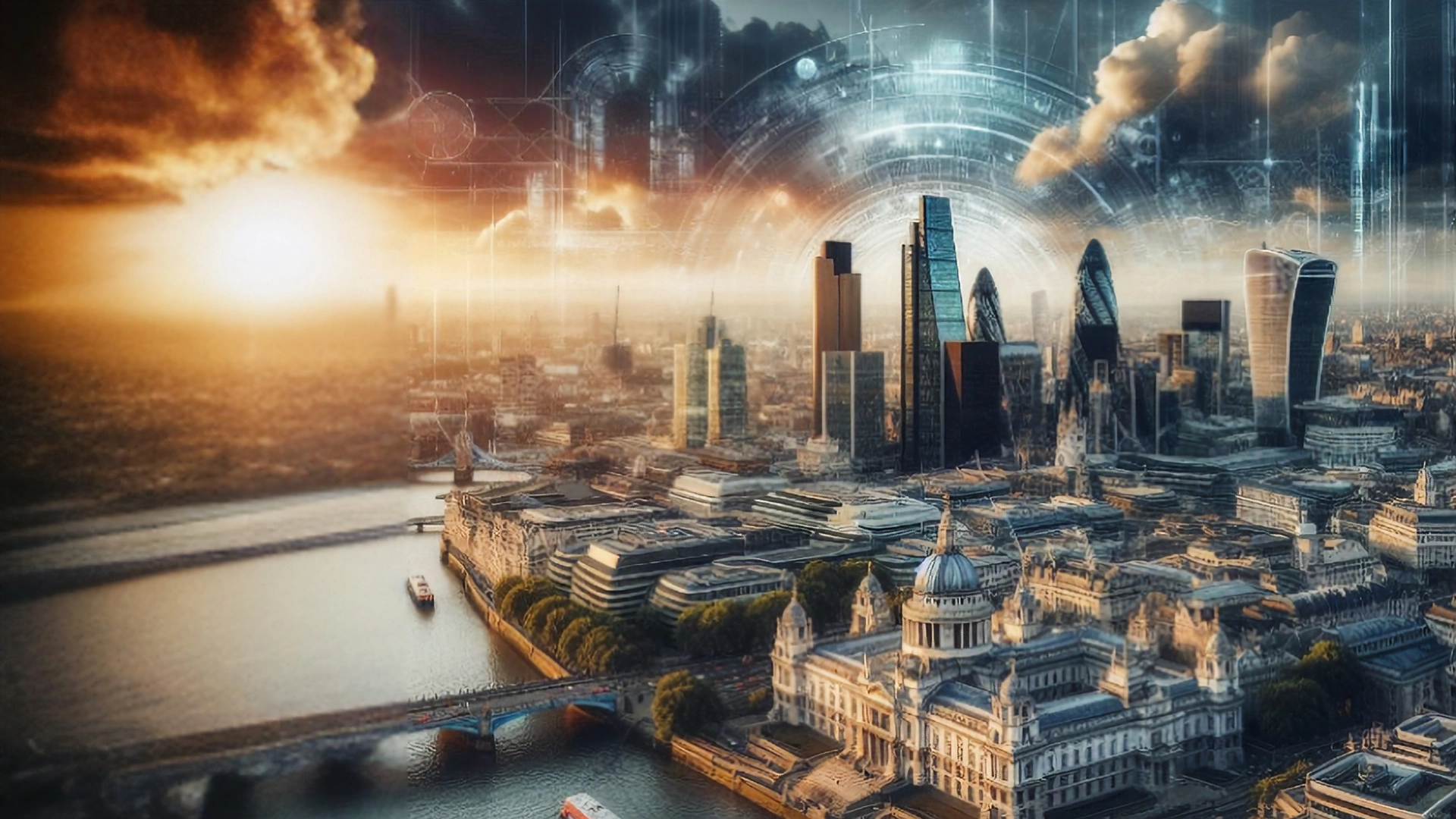 London sunrise skyline for Weston Legal